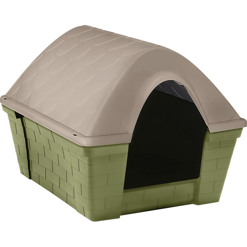 NICHE CASA FELICE LARGE VERT TAUPE de Zolux - Produit pour animaux dans Niches pour chiens