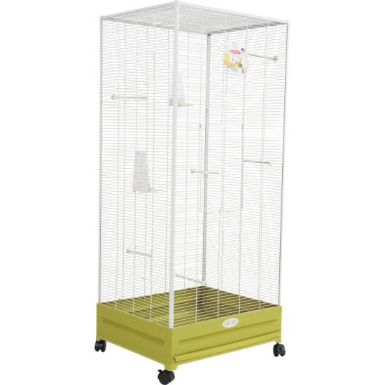 VOLIERE ARABESQUE CAMILLE 55CM OLIVE de Zolux - Produit pour animaux dans Volieres pour oiseaux
