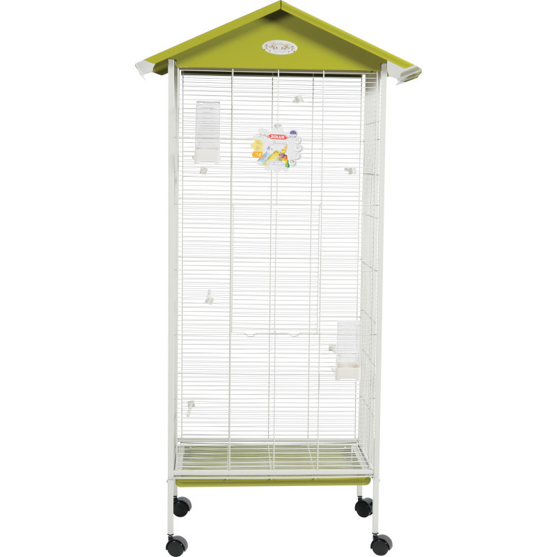 VOLIERE ARABESQUE JEANNE 78CM OLIVE de Zolux - Produit pour animaux dans Volieres pour oiseaux