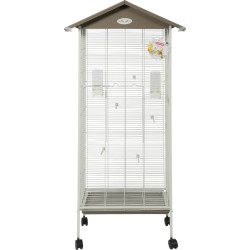 VOLIERE ARABESQUE JEANNE 78CM TAUPE de Zolux - Produit pour animaux dans Volieres pour oiseaux
