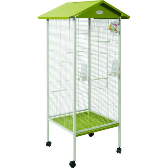 VOLIERE ARABESQUE JADE 78CM OLIVE de Zolux - Produit pour animaux dans Volieres pour oiseaux