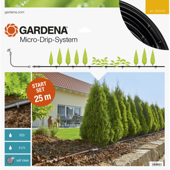 MICRO DRIP SYSTEM P/LES HAIES M de Gardena - Arrosage goutte à goutte - Outillages  dans Tuyau pour goutte à goutte