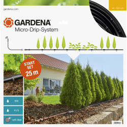 MICRO DRIP SYSTEM P/LES HAIES M de Gardena - Arrosage goutte à goutte - Outillages  dans Tuyau pour goutte à goutte
