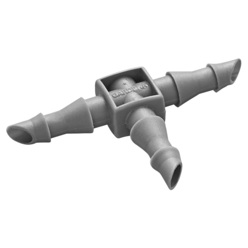 JONCTION EN T 4.6MMX10 de Gardena - Arrosage goutte à goutte - Outillages  dans Accessoires 4-6mm d'arrosage