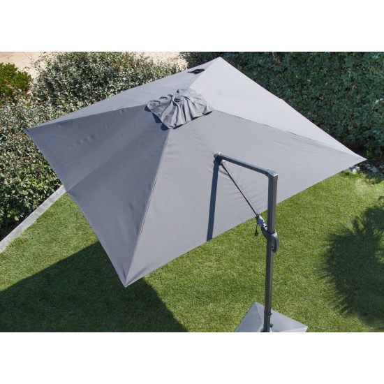 PARASOL DEPORTE 3x3/8 GREY de Proloisirs - Océo - table et fauteuil et mobilier de jardin dans 🏖️ Parasol pour l'exterieur