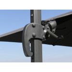 PARASOL DEPORTE 3x3/8 GREY de Proloisirs - Océo - table et fauteuil et mobilier de jardin dans 🏖️ Parasol pour l'exterieur