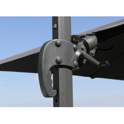PARASOL DEPORTE 3x3/8 TAUPE de Proloisirs - Océo - table et fauteuil et mobilier de jardin dans 🏖️ Parasol pour l'exterieur