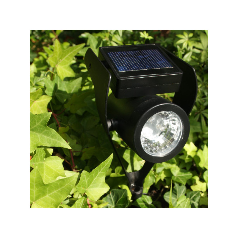 Power Spot Solaire Medium Noir de Watt & Home - Eclairage solaire de jardin dans Eclairage Solaire de jardin