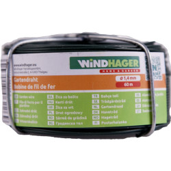 BOBINE FIL FER PLAST D1.4MM 60M VT de Windhager - Accessoires de jardin dans Ficelle et lien pour le jardin