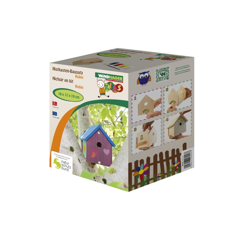 NICHOIR EN KIT ROBIN de Windhager - Accessoires de jardin dans Nichoirs, Mangeoires et accessoires