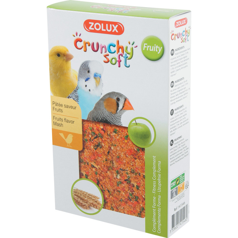 CRUNCHY SOFT FRUITY 150G de Zolux - Produit pour animaux dans Graines pour oiseaux