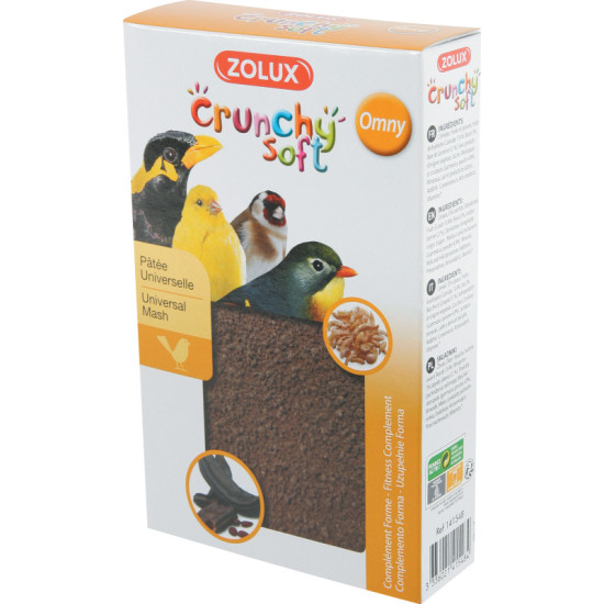 CRUNCHY SOFT OMNY 150G de Zolux - Produit pour animaux dans Friandises pour oiseaux
