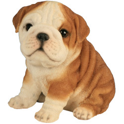 /BOULEDOGUE BEBE 19CM de Riviera - fabricant de Pots à reserve d'eau et sans réserve dans Sculpture et sujet