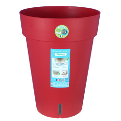 /POT LOFT HAUT 66 ROUGE - RIVIERA de Riviera - fabricant de Pots à reserve d'eau et sans réserve dans Pots en plastique