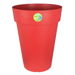 Pot Soleilla Haut 53 Rouge -Pot Riviera de Riviera - fabricant de Pots à reserve d'eau et sans réserve dans Pots en plastique