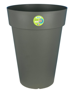 Pot Soleilla Haut 53 Gris Paillete -Pot Riviera de Riviera - fabricant de Pots à reserve d'eau et sans réserve dans Pots en p...