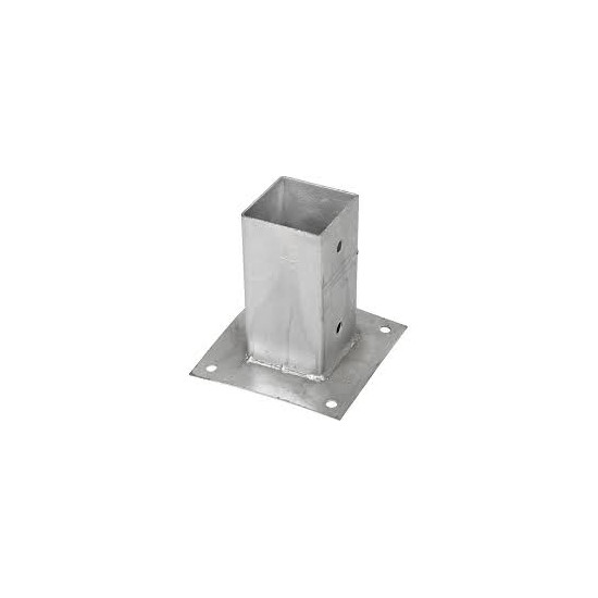 SUPPORT POTEAU A FIXER 7X7CM de Jardinerie Bordeaux Libourne Gironde dans Grillage pour le jardin