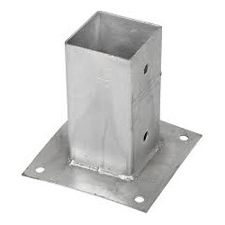 SUPPORT POTEAU A FIXER 7X7CM de Jardinerie Bordeaux Libourne Gironde dans Grillage pour le jardin