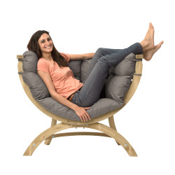 Siena Uno Taupe Amazonas de Amazonas - les Hamacs dans 💺 Fauteuil pour l'exterieur