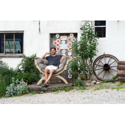 Siena Uno Taupe Amazonas de Amazonas - les Hamacs dans 💺 Fauteuil pour l'exterieur