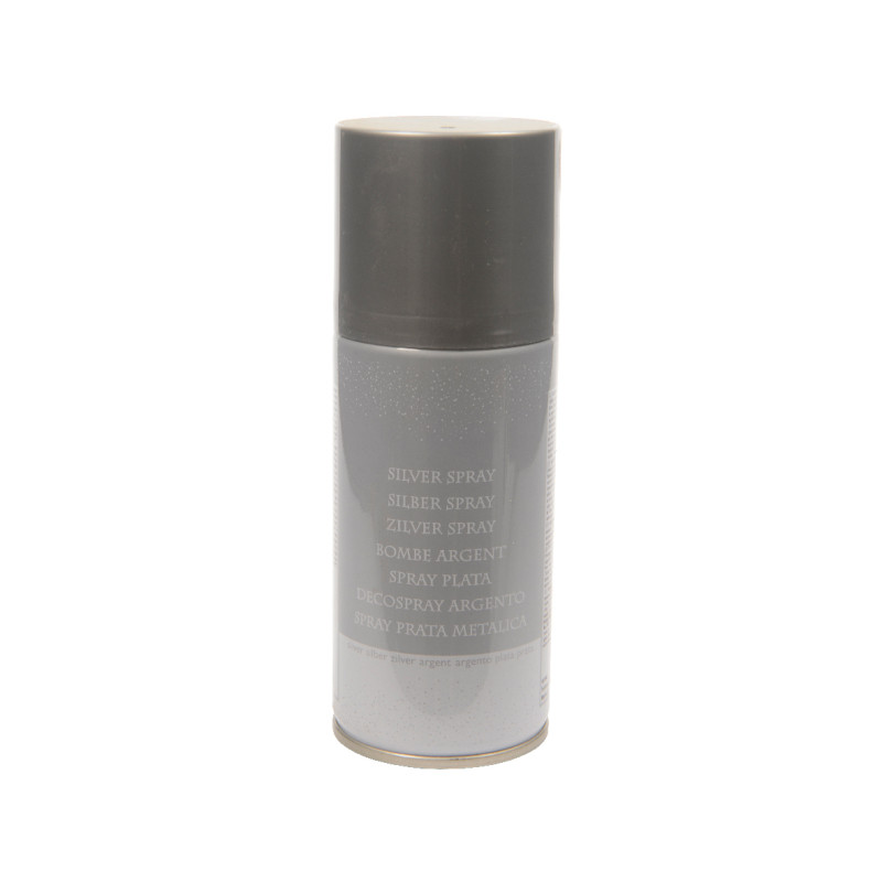/BOMBE ARGENT 150ML de Luminéo et Décoris - produits de décoration dans 🎄Décoration de Noël