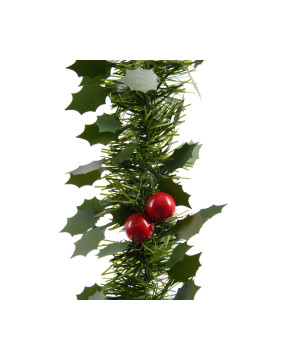 Guirlande a/feuilles baies vert 2.70m deco noël de Luminéo et Décoris - produits de décoration dans Guirlande pour sapin de Noël