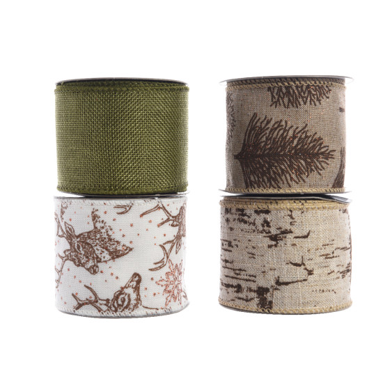 /RUBAN ARME NATUREL de Luminéo et Décoris - produits de décoration dans 🎄Décoration de Noël