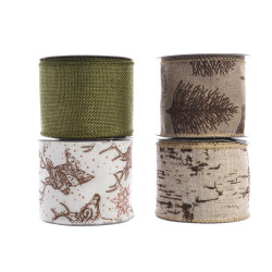 /RUBAN ARME NATUREL de Luminéo et Décoris - produits de décoration dans 🎄Décoration de Noël