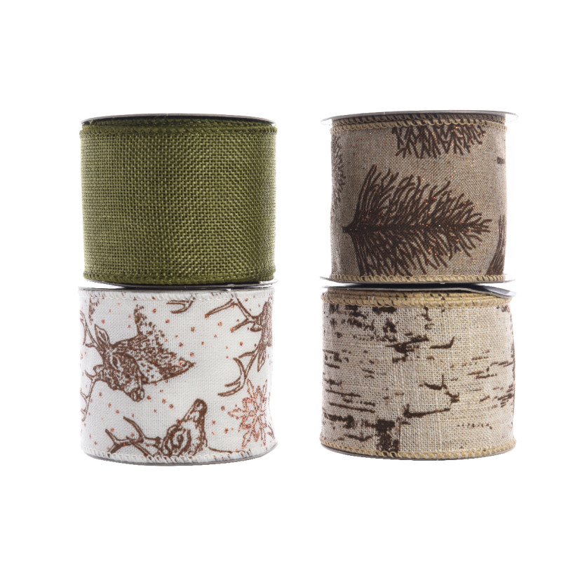 /RUBAN ARME NATUREL de Luminéo et Décoris - produits de décoration dans 🎄Décoration de Noël