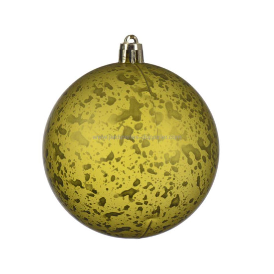 /BOULE DECO MERCURE VERT OLIVE de Luminéo et Décoris - produits de décoration dans Boule pour sapin de Noël