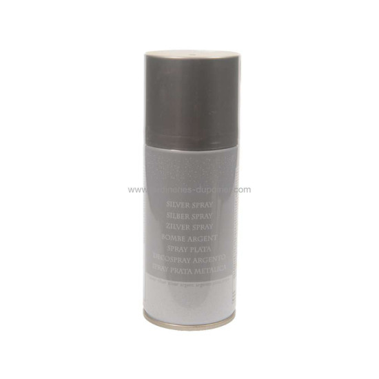 /BOMBE ARGENT 150ML de Luminéo et Décoris - produits de décoration dans 🎄Décoration de Noël