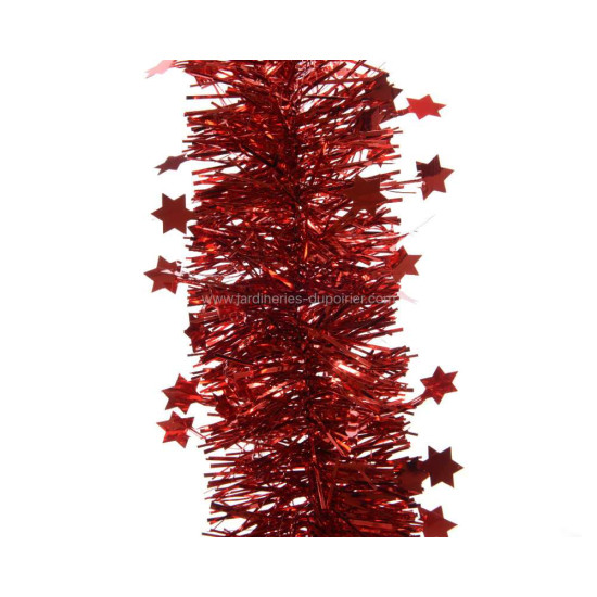 Guirlande a/etoiles rouge noel 2.70m deco noël de Luminéo et Décoris - produits de décoration dans Guirlande pour sapin de Noël