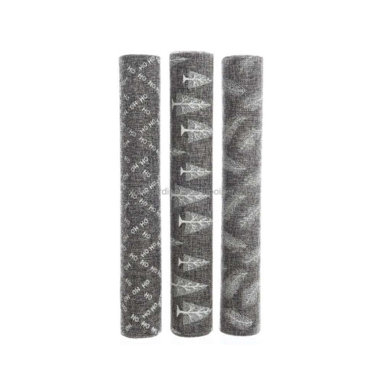 /TISSU DECO GRIS de Luminéo et Décoris - produits de décoration dans 🍽️Décoration de table de Noël