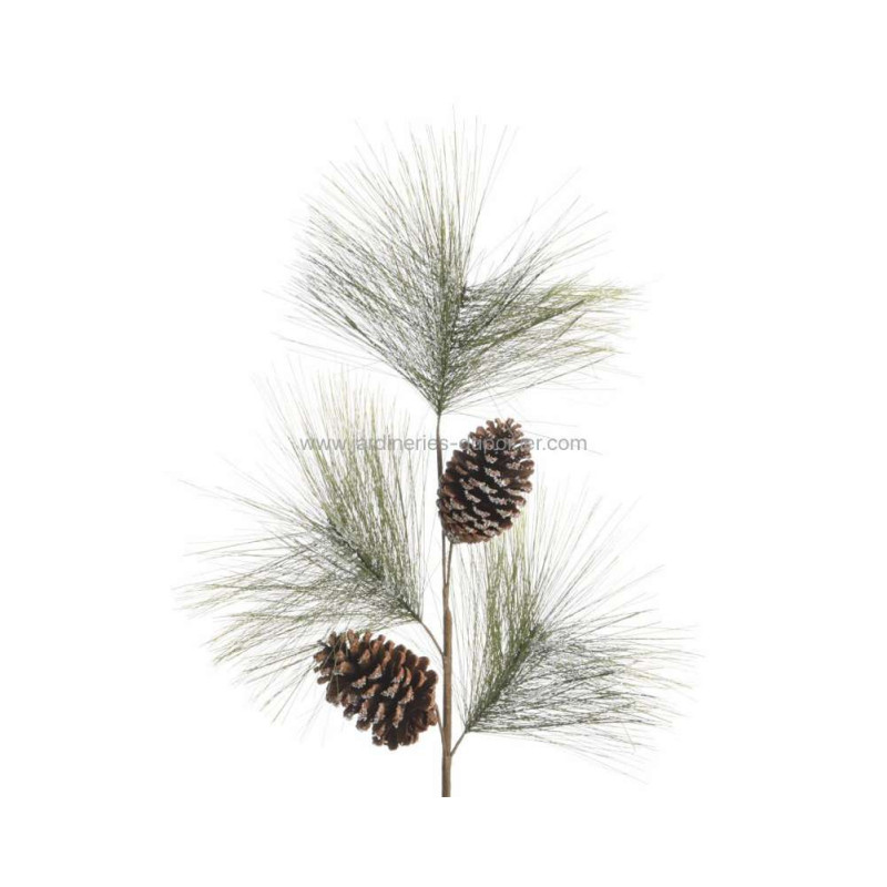 /BRANCHE A/2P.PIN 85CM VERT de Luminéo et Décoris - produits de décoration dans 🎄Décoration de Noël
