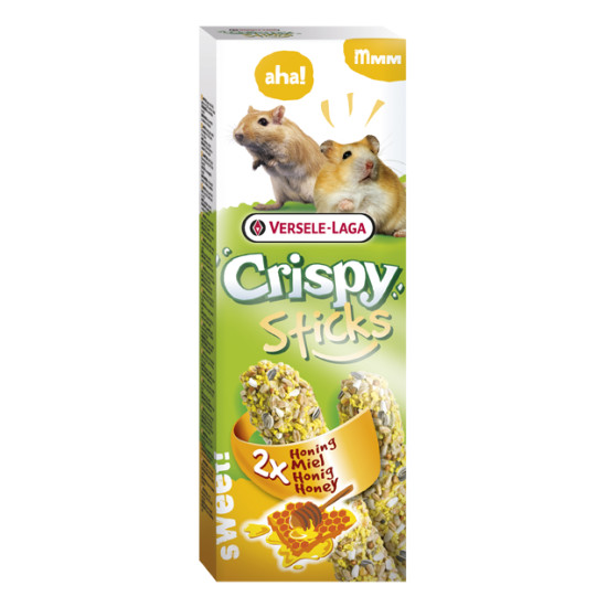 Sticks Hamsters Miel 2 Pc 110G versele laga de Versele Laga - Orlux - Pâtée pour oiseaux et nourriture rongeurs dans Friandis...