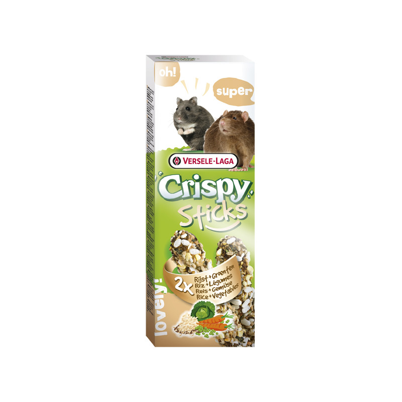 Sticks Hamsters-Rats Legumes 110G versele laga de Versele Laga - Orlux - Pâtée pour oiseaux et nourriture rongeurs dans Frian...