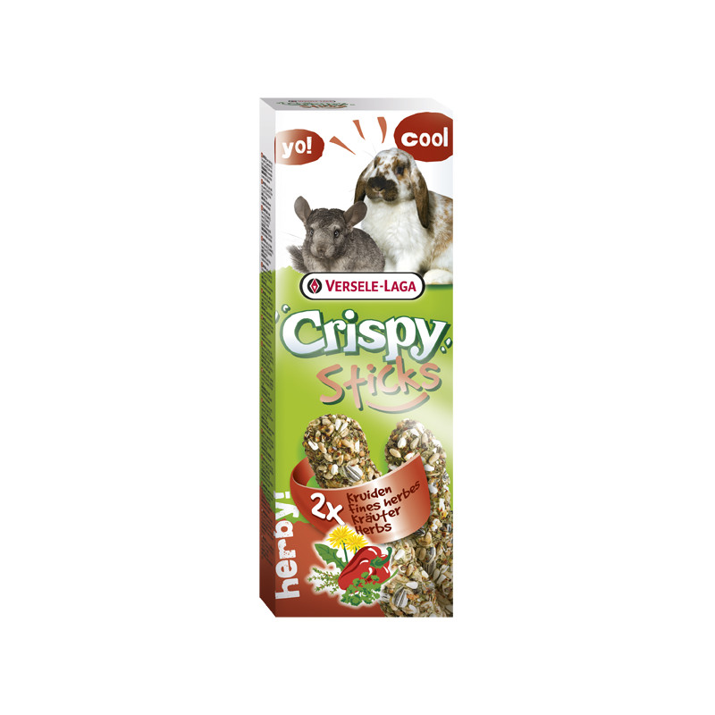 Sticks Lapin-Chinchilla Herbes 110G versele laga de Versele Laga - Orlux - Pâtée pour oiseaux et nourriture rongeurs dans Fri...