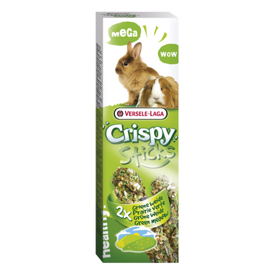 Crispy Sticks Lapins-Cobayes 140G versele laga de Versele Laga - Orlux - Pâtée pour oiseaux et nourriture rongeurs dans Frian...