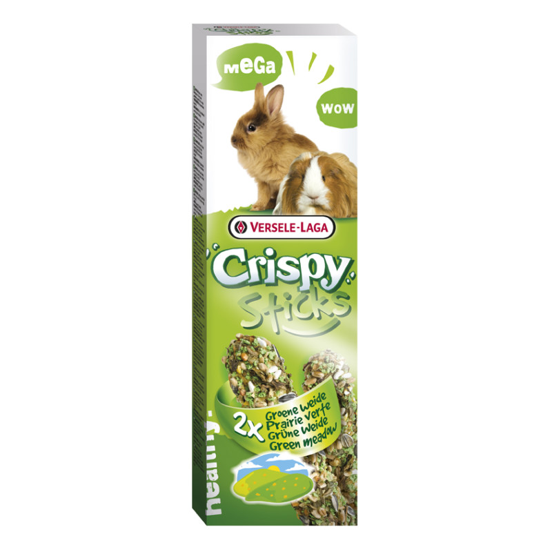 Crispy Sticks Lapins-Cobayes 140G versele laga de Versele Laga - Orlux - Pâtée pour oiseaux et nourriture rongeurs dans Frian...