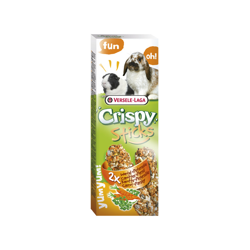 Sticks Lapins-Cobayes Carottes 110G versele laga de Versele Laga - Orlux - Pâtée pour oiseaux et nourriture rongeurs dans Fri...