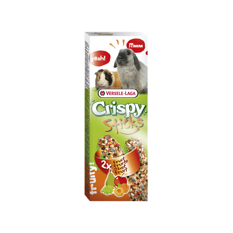 Sticks Lapins-Cobayes Fruits 110G versele laga de Versele Laga - Orlux - Pâtée pour oiseaux et nourriture rongeurs dans Frian...