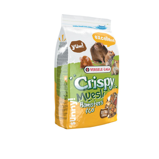 Crispy Muesli Hamster & Co 2.75Kg versele laga de Versele Laga - Orlux - Pâtée pour oiseaux et nourriture rongeurs dans Nourr...