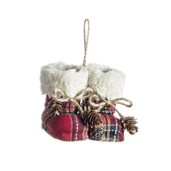 SUSP. TARTAN SOULIERS de BIZZOTTO - Déco de la maison et du jardin dans 🎄Déco de sapin