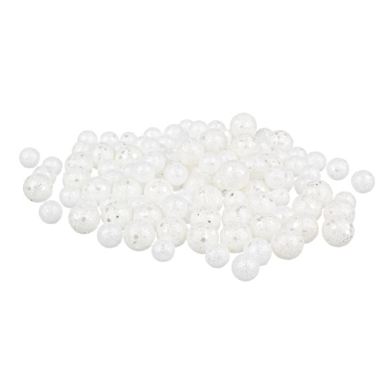 BOULES DECORATIVES BLANC de BIZZOTTO - Déco de la maison et du jardin dans 🍽️Décoration de table de Noël