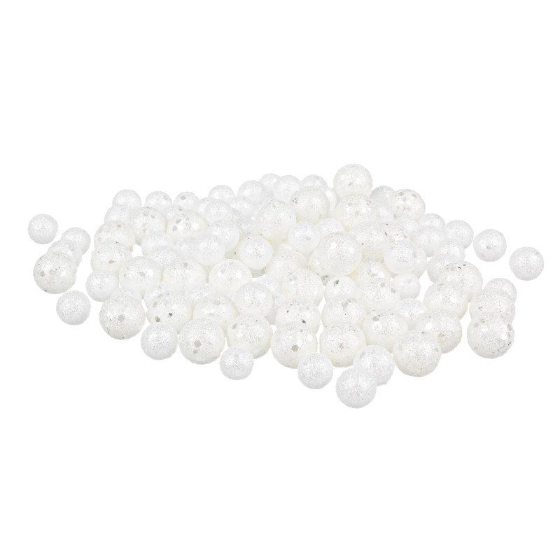 BOULES DECORATIVES BLANC de BIZZOTTO - Déco de la maison et du jardin dans 🍽️Décoration de table de Noël