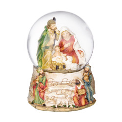 BOULE A NEIGE NATIVITE de BIZZOTTO - Déco de la maison et du jardin dans 🏘️Villages miniatures