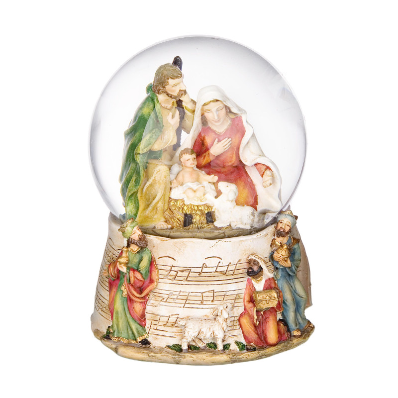 BOULE A NEIGE NATIVITE de BIZZOTTO - Déco de la maison et du jardin dans 🏘️Villages miniatures