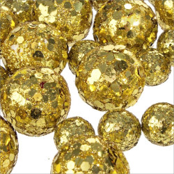 BOULES DECORATIVES OR de BIZZOTTO - Déco de la maison et du jardin dans 🍽️Décoration de table de Noël