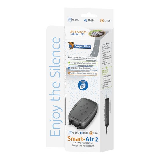 SUPERFISH SMARTAIR 2 de Superfish - Aquadistri - accessoires pour aquarium et bassin dans Pompe à air pour aquariums