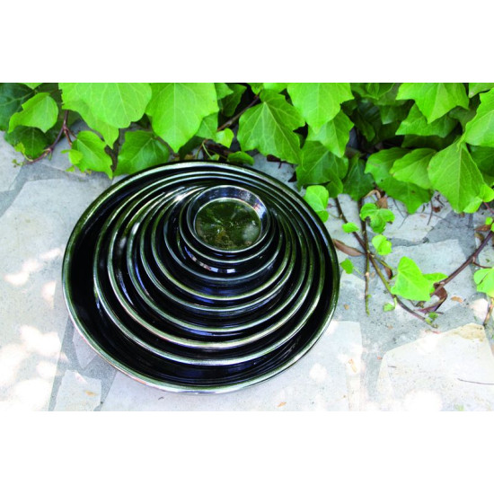 SOUCOUPE RONDE METAL D27 de Poterie d'Albi - Poterie de qualité à Bordeaux dans Les Poteries d'Albi